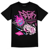 Pink Sneakers DopeSkill T-Shirt Break Through Graphic Streetwear - Black