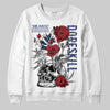 Jordan 1 High OG Rare Air "Deep Royal Blue" DopeSkill Sweatshirt Side Hustle Graphic Streetwear - White