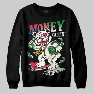 Jordan 11 Retro 285 Atlanta DopeSkill Sweatshirt Money Callin' Graphic Streetwear - Black