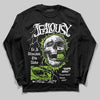 Neon Green Sneakers DopeSkill Long Sleeve T-Shirt Jealousy Graphic Streetwear - Black