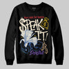 Jordan 17 Retro Low SP Infinite Archives DopeSkill Sweatshirt Speak It Graphic Streetwear - Black