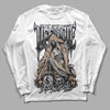 Jordan 4 Retro Frozen Moments DopeSkill Long Sleeve T-Shirt Life or Die Graphic Streetwear - White