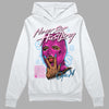 Pink Sneakers DopeSkill Hoodie Sweatshirt Never Stop Hustling Graphic Streetwear - White 