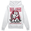 Jordan 1 Retro High '85 OG Metallic Burgundy DopeSkill Hoodie Sweatshirt Real Lover Graphic Streetwear - White