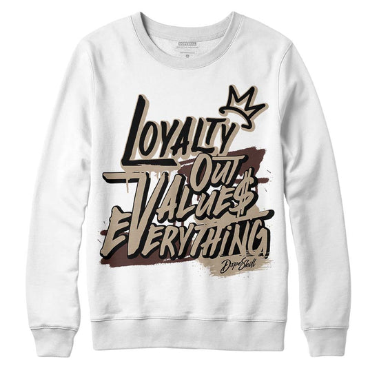 Jordan 1 High OG “Latte” DopeSkill Sweatshirt LOVE Graphic Streetwear - White