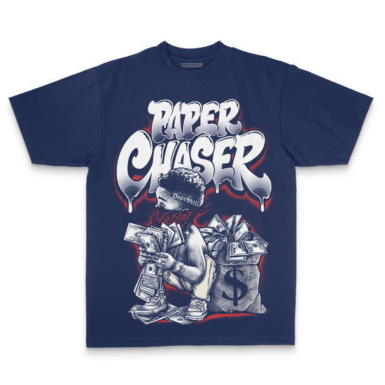 Jordan 11 “Rare Air” DopeSkill T-Shirt Paper Chaser Boy Graphic Streetwear - Navy