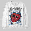 Jordan 12 Retro French Blue (2025) DopeSkill Sweatshirt Crying Heart Graphic Streetwear 