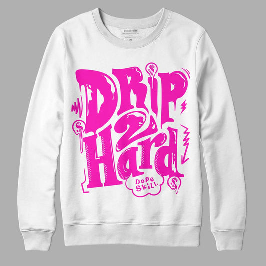 Dunk Low GS “Active Fuchsia” DopeSkill Sweatshirt Drip Too Hard Graphic Streetwear - White