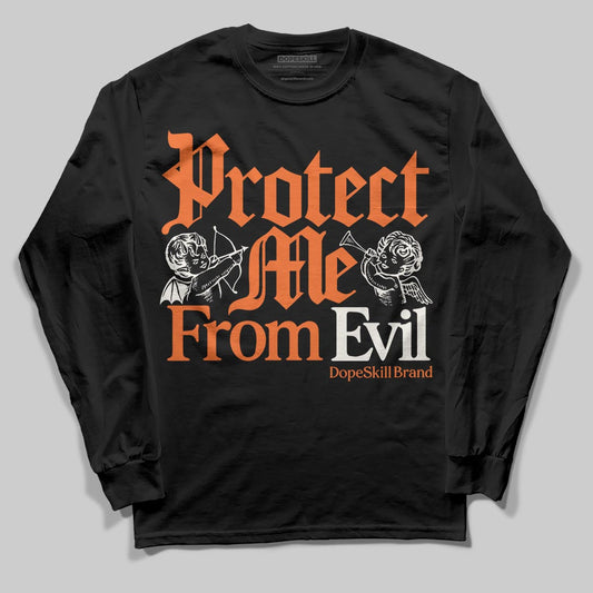 Jordan 1 Retro High OG Shattered Backboard (2025) DopeSkill Long Sleeve T-Shirt Protect Me From Evil Graphic Streetwear - Black