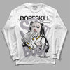 Jordan 2 Cement Grey DopeSkill Long Sleeve T-Shirt Stay It Busy Graphic Streetwear - White