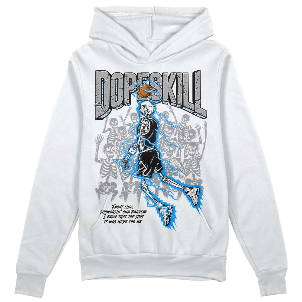 Jordan 6 “Reverse Oreo” DopeSkill Hoodie Sweatshirt Thunder Dunk Graphic Streetwear - White