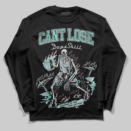 Jordan 11 Low "Igloo" DopeSkill Long Sleeve T-Shirt Cant Lose Graphic Streetwear - Black