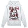 Jordan 1 Retro High OG “Team Red” DopeSkill Hoodie Sweatshirt Real Lover Graphic Streetwear - White