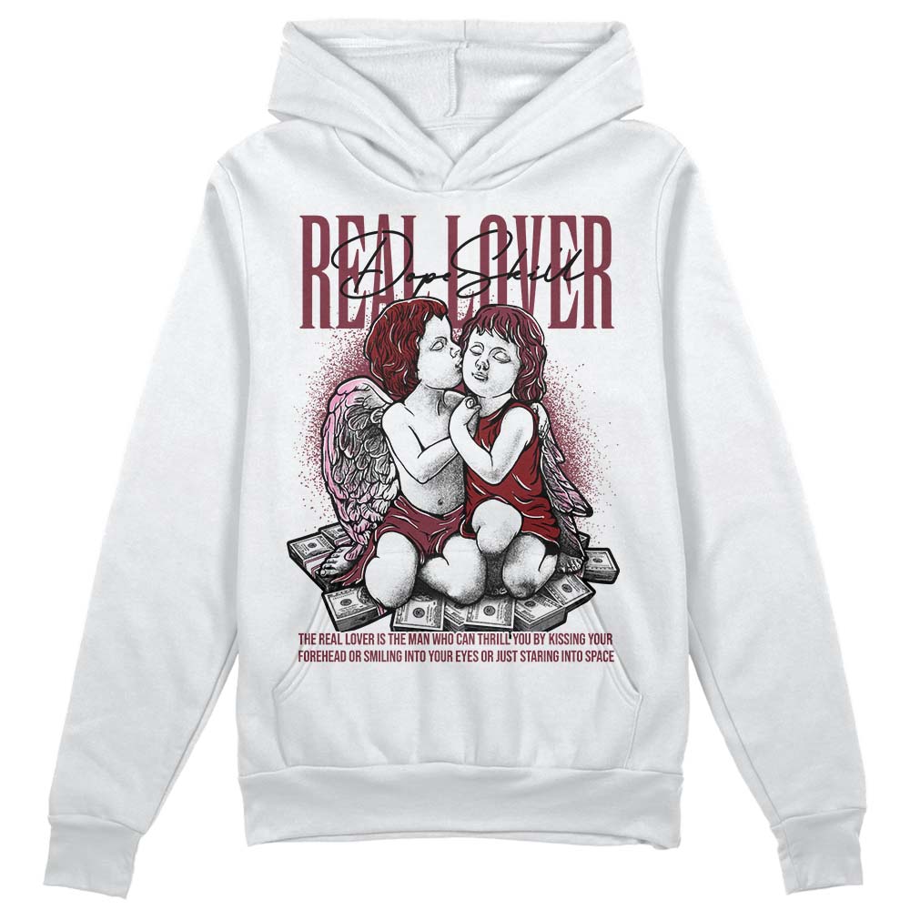 Jordan 1 Retro High OG “Team Red” DopeSkill Hoodie Sweatshirt Real Lover Graphic Streetwear - White