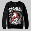 Jordan 3 OG “Black Cement” DopeSkill Sweatshirt Stay Busy Graphic Streetwear - Black