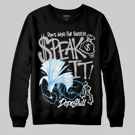 Jordan 10 OG “Steel” DopeSkill Sweatshirt Speak It Graphic Streetwear - Black