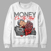 Grey Sneakers  DopeSkill Sweatshirt MOMM Graphic Streetwear - White 