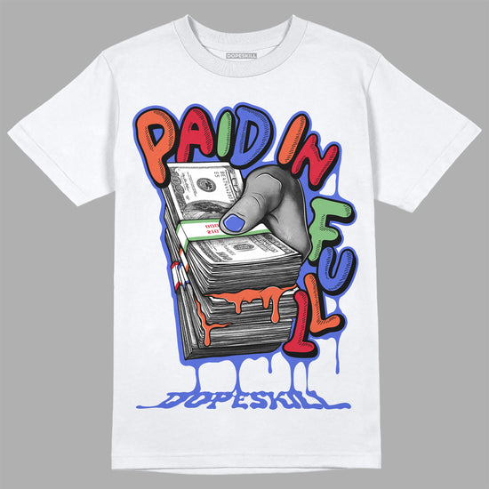 Jordan 5 Low “Doernbecher” DopeSkill T-Shirt Paid In Full Graphic - White 