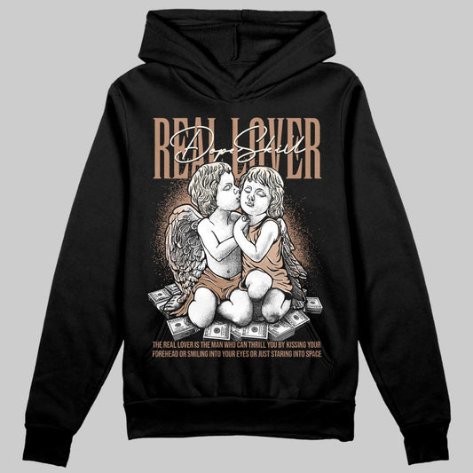 Jordan 4 Retro Cozy Girl DopeSkill Hoodie Sweatshirt Real Lover Graphic Streetwear - Black
