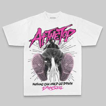 Pink Oversize Print Nothing Can Hold US Down DopeSkill Graphic Premium T-shirt Streetwear - White