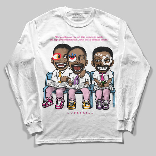 Jordan 6 “Doernbecher” DopeSkill Long Sleeve T-Shirt First Sunday Graphic Streetwear - White