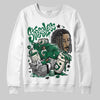 Jordan 13 GS “Pine Green” DopeSkill Sweatshirt Stressless Graphic Streetwear - White