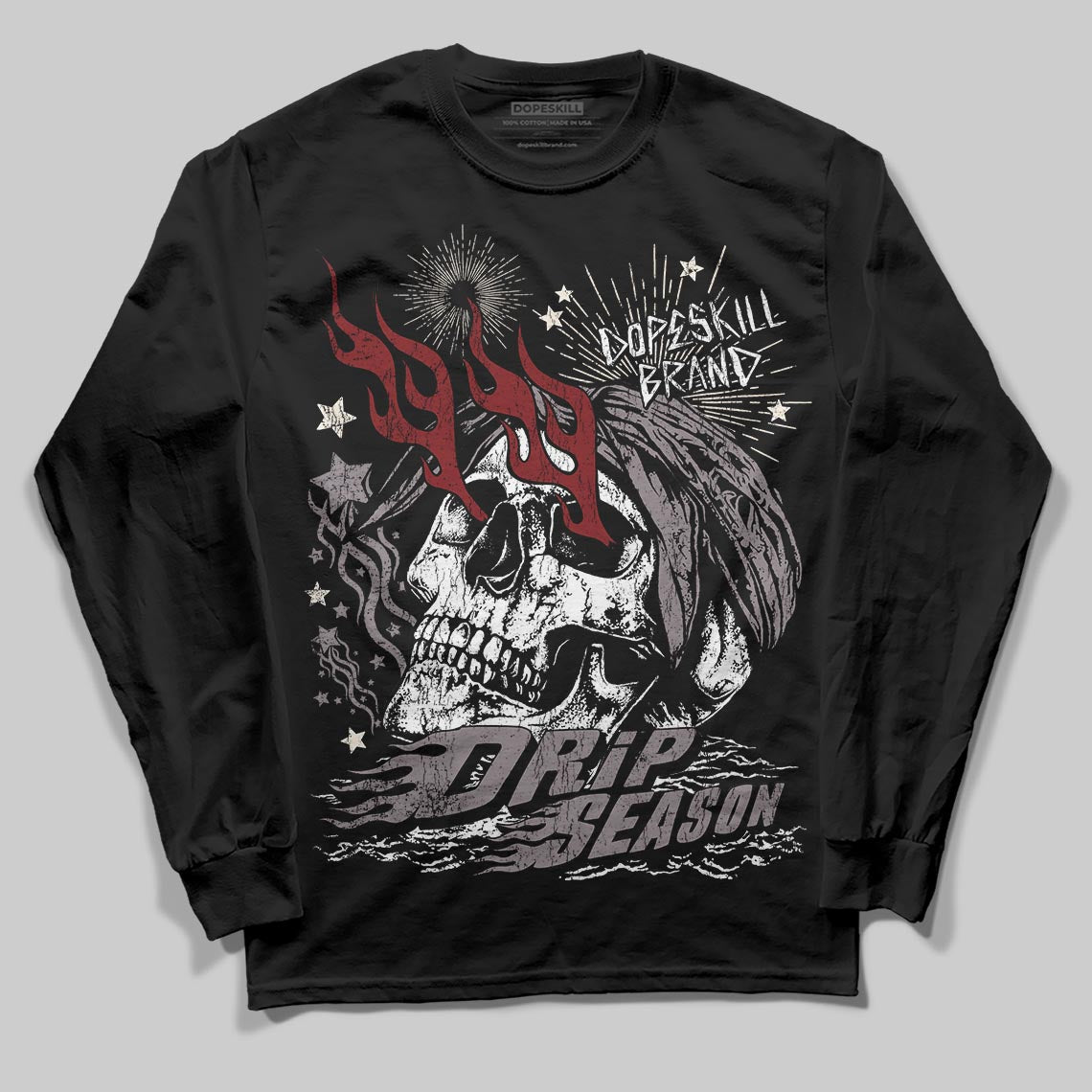 A Ma Maniére x Air Jordan 6 Retro “Smoky Mauve”⁠ DopeSkill Long Sleeve T-Shirt Drip Season Graphic Streetwear - Black