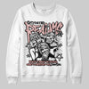 Jordan 40 “Dusty Rose” DopeSkill Sweatshirt Distorted Realms Graphic Streetwear - White