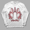 Valentine's Day Collection DopeSkill Long Sleeve T-Shirt Breathe Graphic Streetwear - White