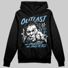 University Blue Sneakers DopeSkill Hoodie Outlast Graphic Streetwear - Black