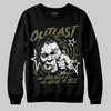 Olive Sneakers DopeSkill Sweatshirt Outlast Graphic Streetwear - Black