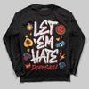 Black and White Sneakers DopeSkill Long Sleeve T-Shirt Let 'em Hate Graphic Streetwear - Black