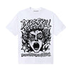Black and White Sneakers DopeSkill T-Shirt Root of Evil Graphic Streetwear - White 