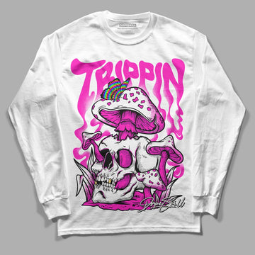 Dunk Low GS “Active Fuchsia” DopeSkill Long Sleeve T-Shirt Trippin Graphic Streetwear - White