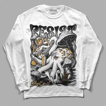 Jordan 11 "Gratitude" DopeSkill Long Sleeve T-Shirt Resist Graphic Streetwear - White 