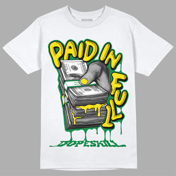 Dunk Low Reverse Brazil DopeSkill T-Shirt Paid In Full Graphic Streetwear - White 