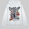 Jordan 4 “Bred Reimagined” DopeSkill Hoodie Sweatshirt Money Bag Coming Up Graphic Streetwear - White