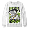 Dunk Low 'Chlorophyll' DopeSkill Sweatshirt Sorry I've Been Trappin Graphic Streetwear - White