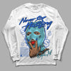 Dunk Low Argon DopeSkill Long Sleeve T-Shirt Never Stop Hustling Graphic Streetwear - White 