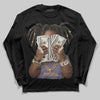 Jordan 1 Retro Low OG Zion Williamson Voodoo Alternate DopeSkill Long Sleeve T-Shirt Rich Youth Graphic Streetwear - Black
