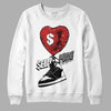 Jordan 1 High OG “Black/White” DopeSkill Sweatshirt Self Made Graphic Streetwear - White 