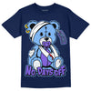 Jordan 5 SE “Georgetown” DopeSkill Midnight Navy T-Shirt Hurt Bear Graphic Streetwear