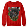 Red Sneakers DopeSkill Red Sweatshirt New Black Queen Graphic Streetwear