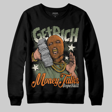 Jordan 4 Retro OG SP Undefeated (2025) DopeSkill Sweatshirt Get Rich Graphic Streetwear - Black