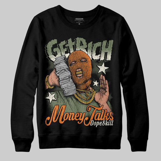 Jordan 4 Retro OG SP Undefeated (2025) DopeSkill Sweatshirt Get Rich Graphic Streetwear - Black