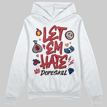 Jordan 8 Retro Bugs Bunny (2025) DopeSkill Hoodie Sweatshirt Let 'em Hate Graphic Streetwear - White