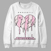 Dunk Low LX Pink Foam DopeSkill Sweatshirt Juneteenth Heart Graphic Streetwear - White