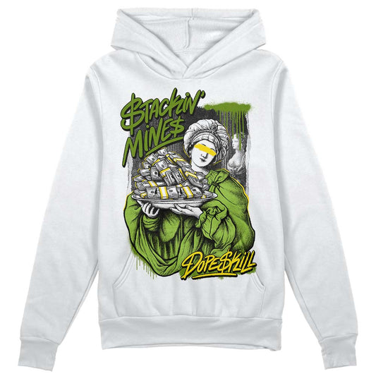 Dunk Low Chlorophyll DopeSkill Hoodie Sweatshirt Stackin Mines Graphic Streetwear - White