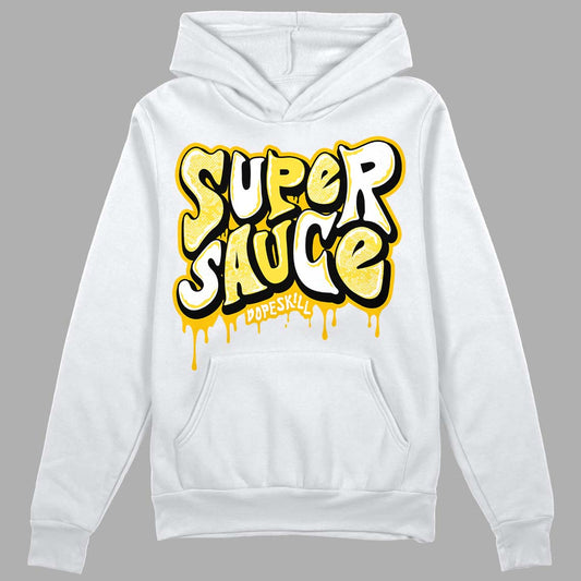 Jordan 11 Low 'Yellow Snakeskin' DopeSkill Hoodie Sweatshirt Super Sauce Graphic Streetwear - White