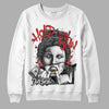 Jordan 1 High OG “Black/White” DopeSkill Sweatshirt Hold My Own Graphic Streetwear - White 